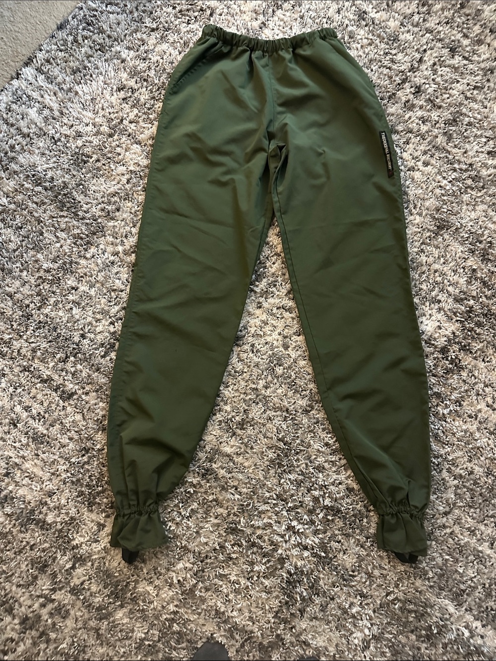 Original Bug Shirt Company Olive Green Elastic Ankle Jogger Pants - Picture 1 of 9
